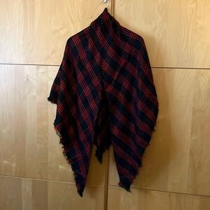 Red and Black Scarf/Shawl, Never Worn